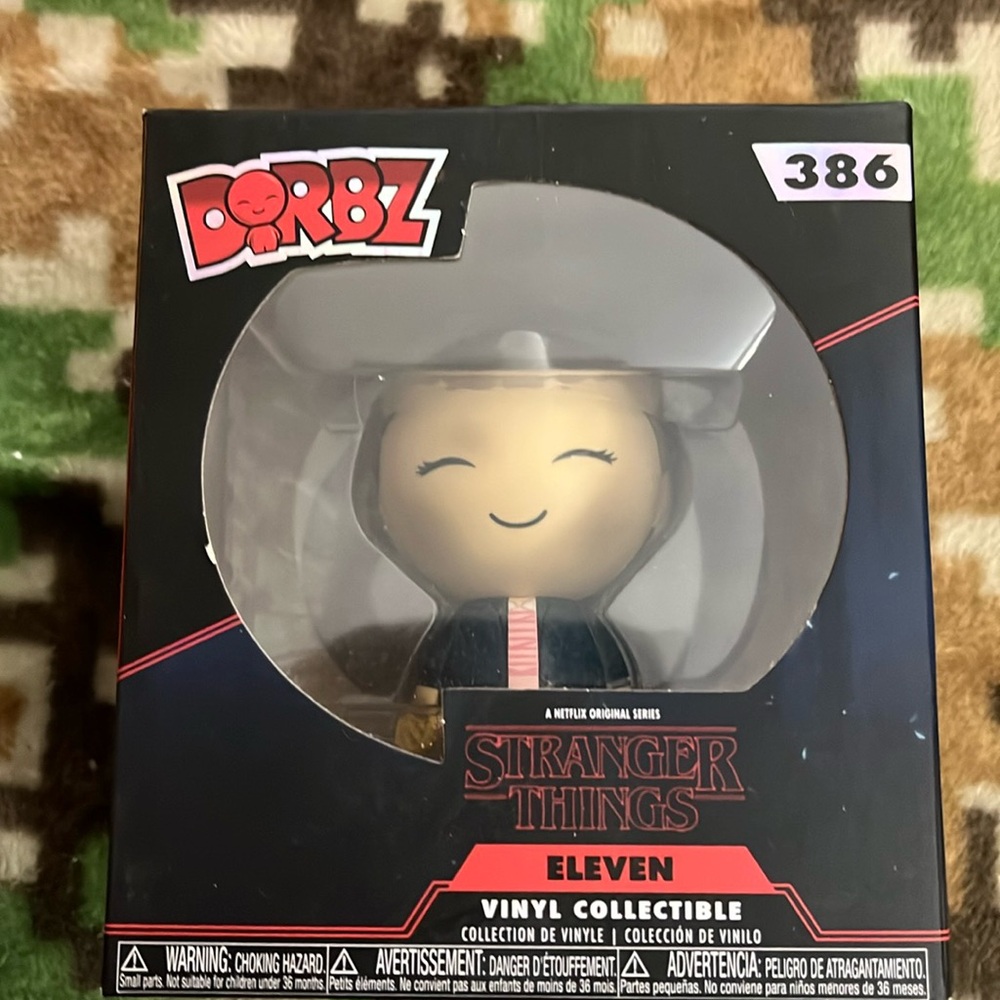 Funko Dorbz Eleven vinyl collectible figure, #386 Stranger Things.